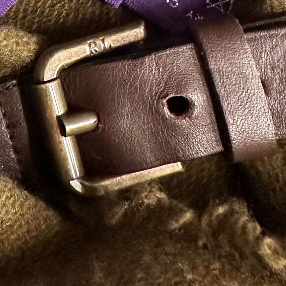 Ralph Lauren Collection Fall 2006 Olive Patchwork Blanket Hooded Anorak Poncho - Picture 8 of 17